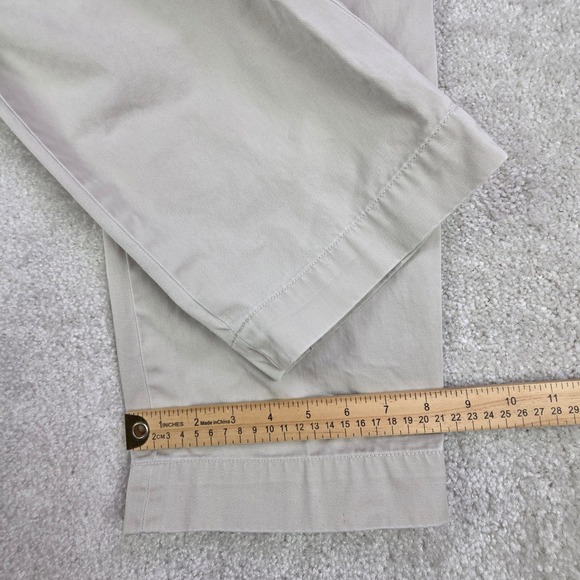 Vtg Polo by Ralph Lauren Andrew Pants Men's 34x20 Y2K Baggy Pleated Beige - Picture 8 of 9